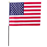 American 12"x18" Cloth Flags